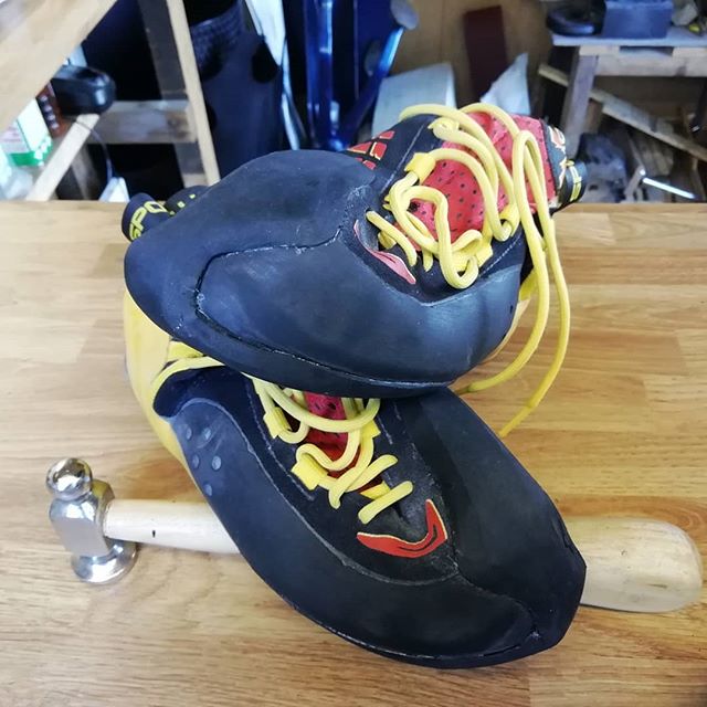 climbing shoere pair